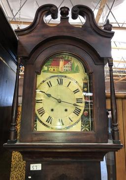 ANTIQUE GRANDFATHER CLOCK  - SEE PICS FOR DETAILS