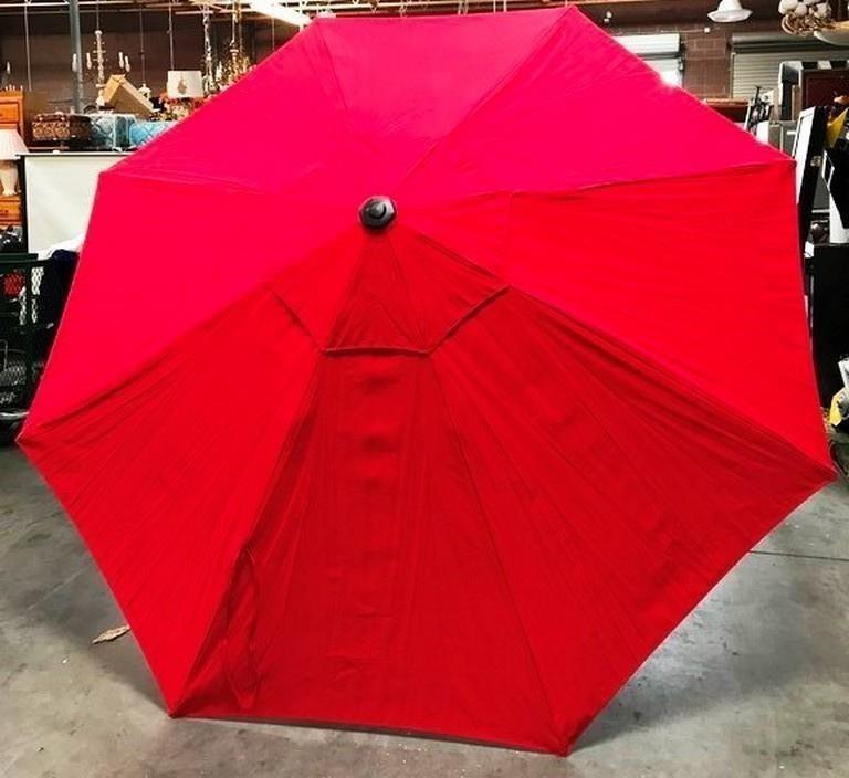 NEW 10" ROUND RED COLOR UMBRELLA - 159.00 NEW ONLINE