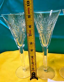 LOT OF (6) CRYSTAL WATERFORD SIGNED GLASSES