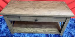 NEW DESIGNER FROM WMC - GREY COFFEE TABLE W/ DRAWER