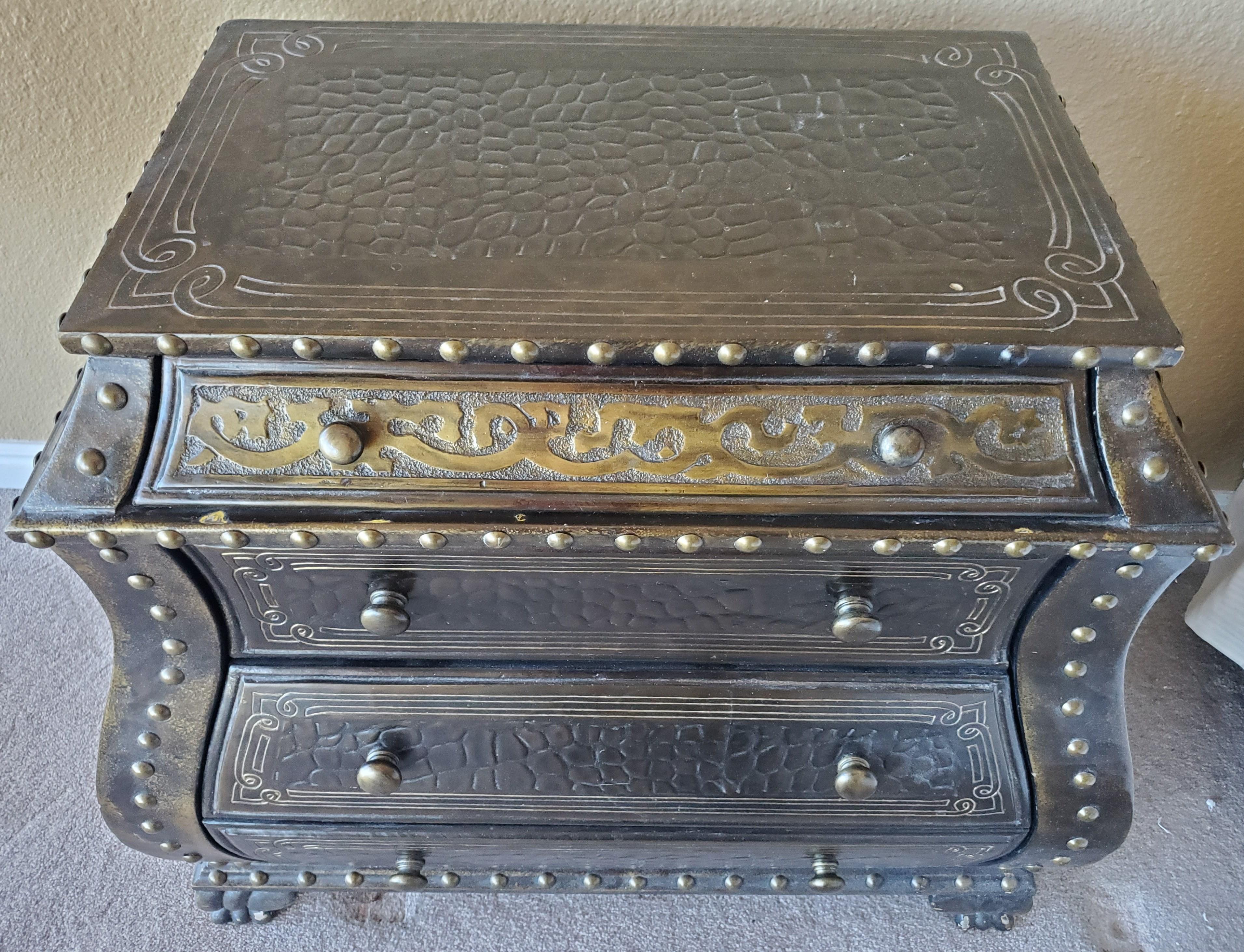 ORNATE BOMBAY CHEST FROM ESTATE