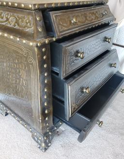 ORNATE BOMBAY CHEST FROM ESTATE