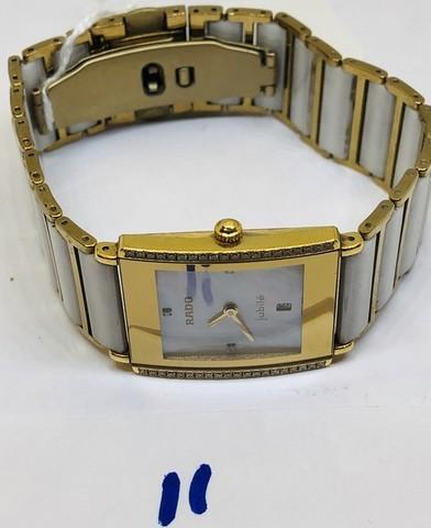 LADIES RADO JUBILEE DIAMOND AND MOTHER OF PEARL WATCH