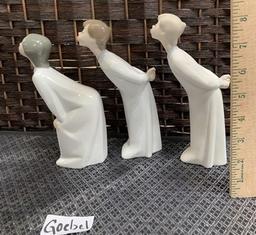 LOT OF (3) LLADRO PORCELAIN FIGURINES - SEE PICS FOR DETAILS