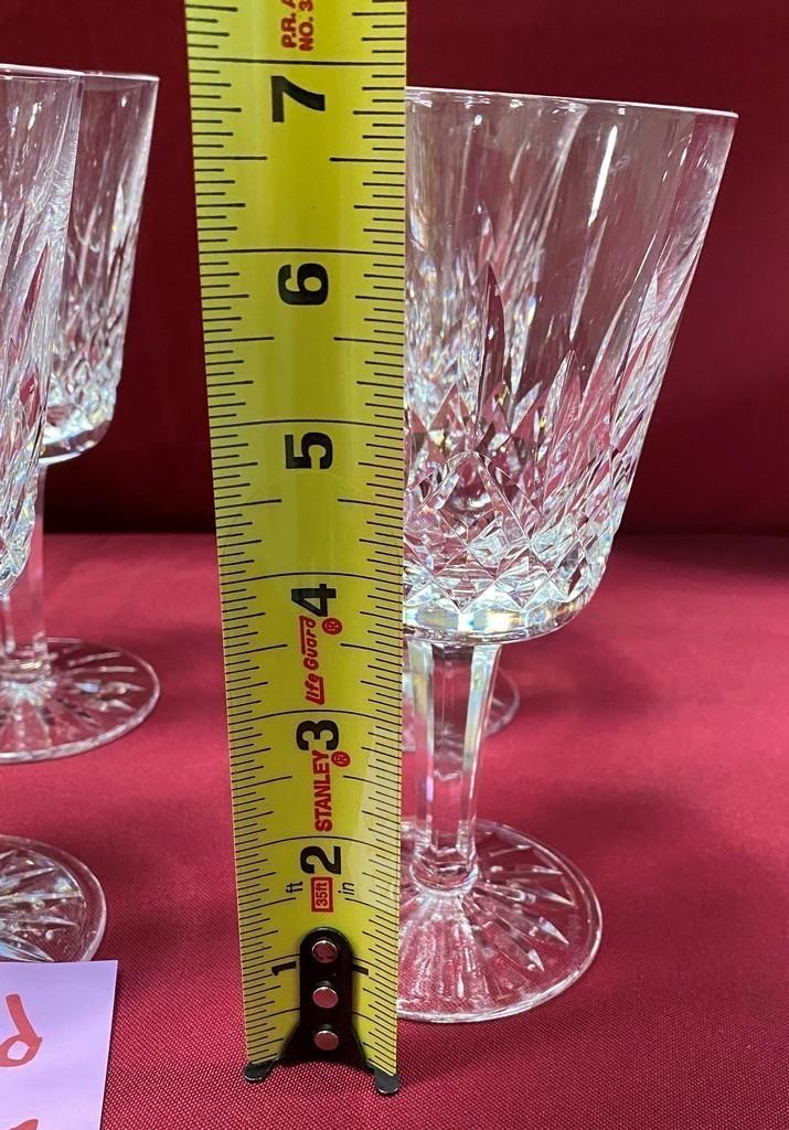 LOT OF 6 SIGNED WATERFORD CRYSTAL GLASSES