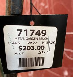 NEW WMC GARDEN BENCH BY THREE HANDS ($203.00)