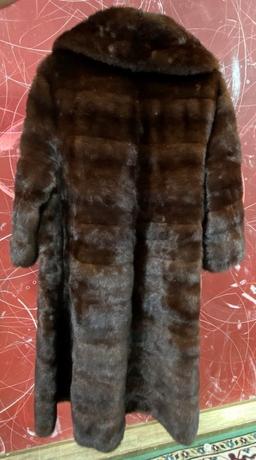 LONG FUR COAT BY DUFFY EDWARDS FROM BEVERLY HILLS