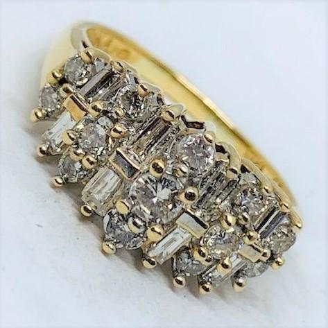 10KT YELLOW GOLD 1.00CTS DIAMOND RING