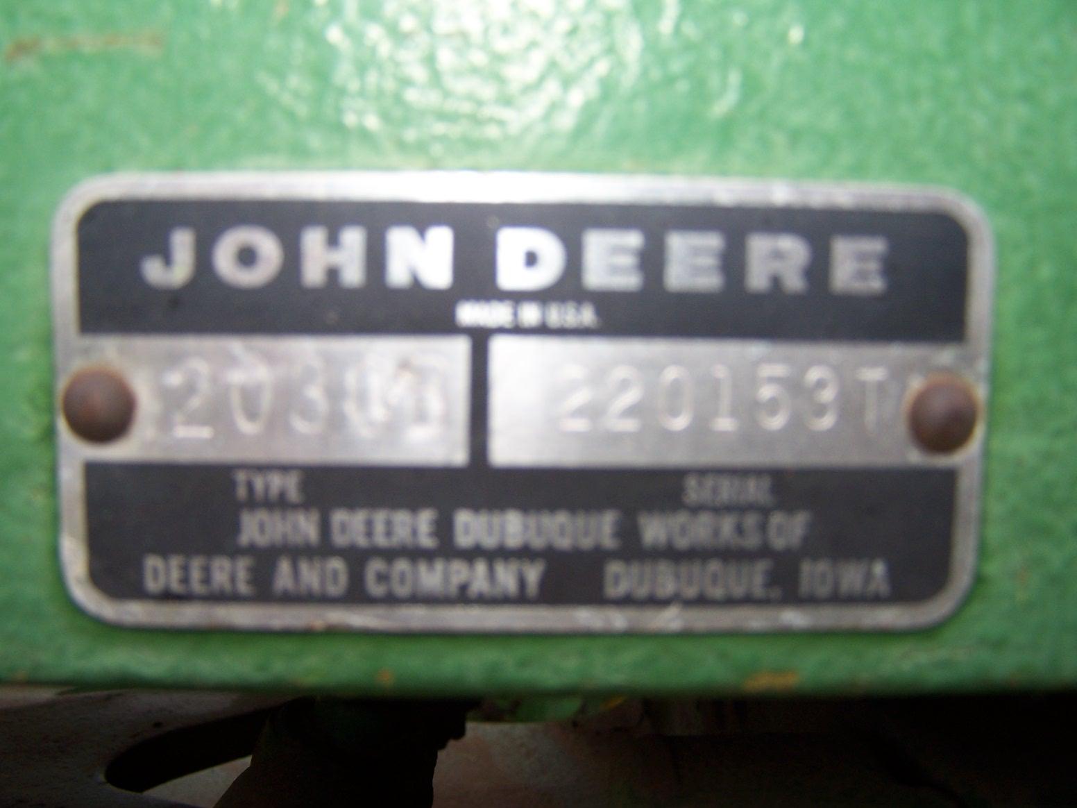 John Deere 2030 Diesel