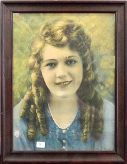 Colored Picture Of Actress May Pickford - 15" X 11"