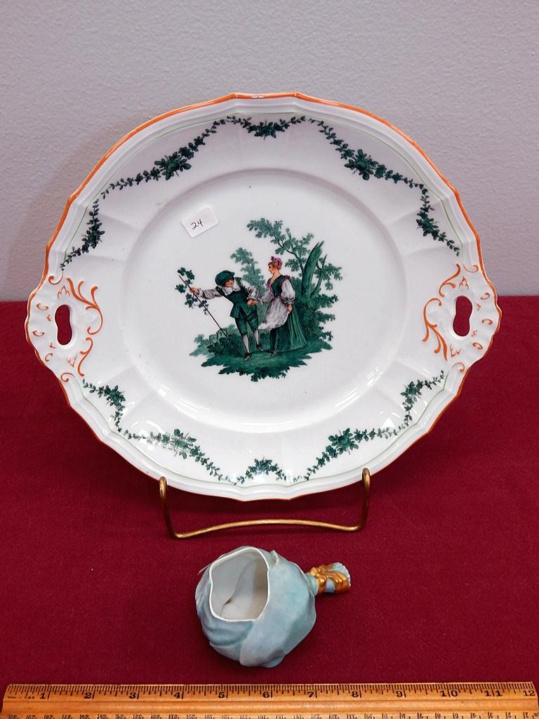 Japanese Wedding Bouquet Cup; Germany Cake Plate