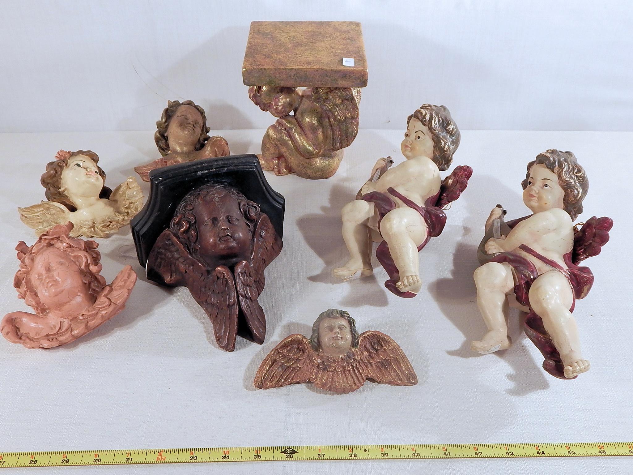 Lot Vintage Cherubs