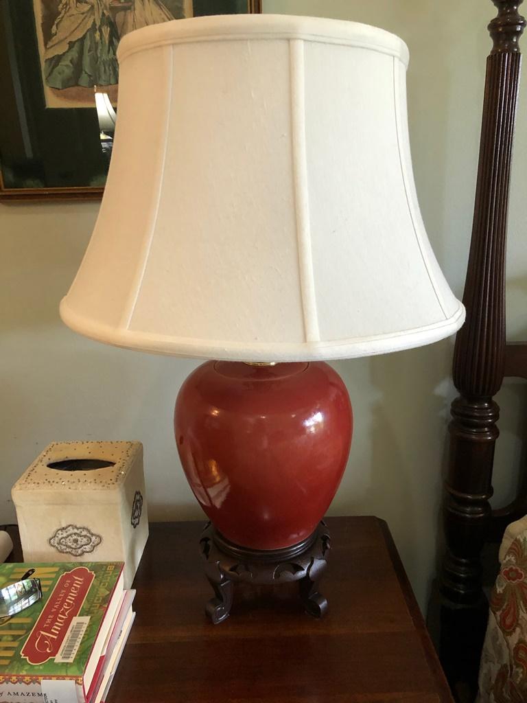 Nice Pottery Ginger Jar Lamp