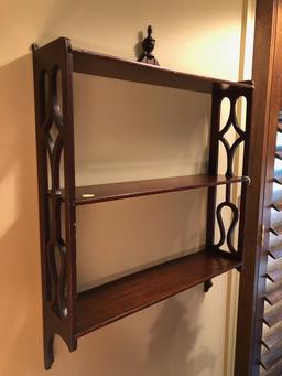 Vintage Mahogany Shelf - 27" X 19"