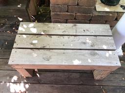 Wooden Bench - 36"x17½"x17½" - Local Pickup Only