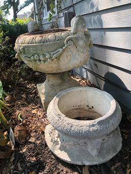 Concrete Pot - 23", As Found - Local Pickup Only