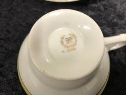 4 Cup & Saucer Sets - Royal Copenhagen, England Etc.