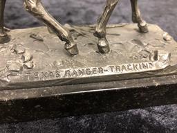 Texas Ranger Tracking Figure - Worcester Pewter By Philip Kraczkowski