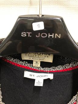St. John Knits - Collection By Marie Gray Jacket (size 10)  & Shell (large)