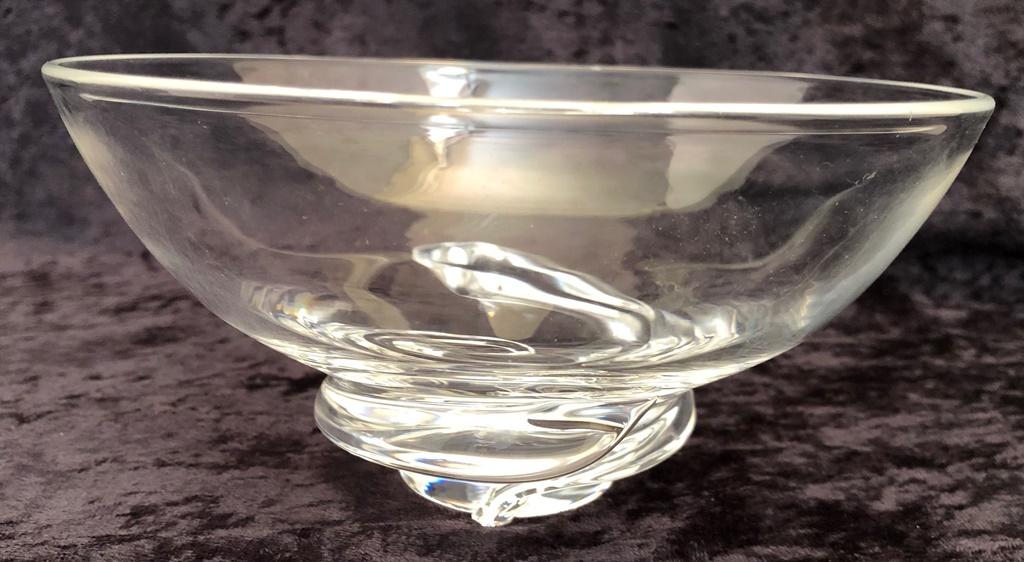 Steuben Bowl - 3½"x7", Minor Chip On Base