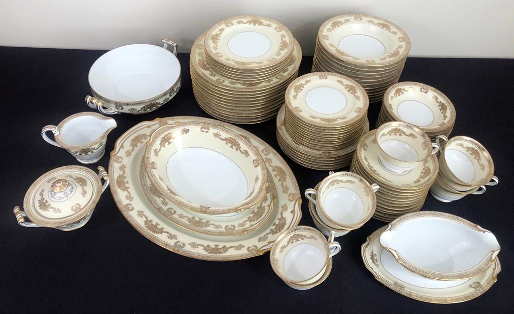 90-piece Goldana By Noritake China Set - Made In Occupied Japan, 2 Platters