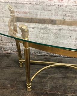 Hollywood Regency Mid-Century Sofa Table - 52"x18"x29" - LOCAL PICKUP ONLY