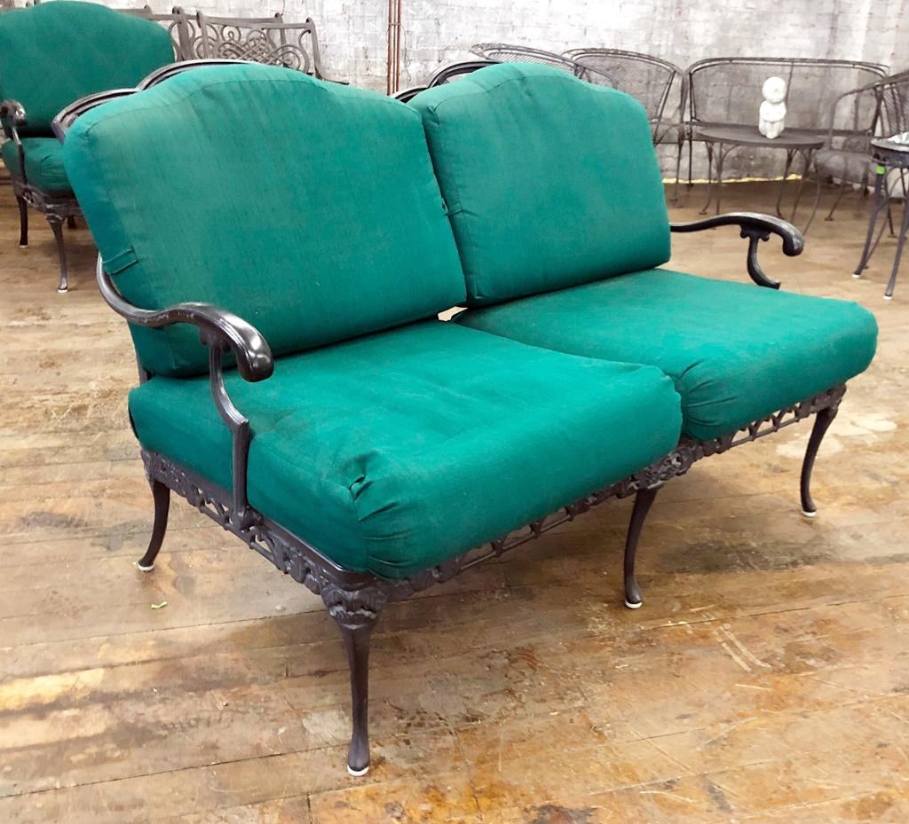 Indoor/Outdoor Loveseat - 51"x34"x34", From Hall's Kansas City - LOCAL PICK