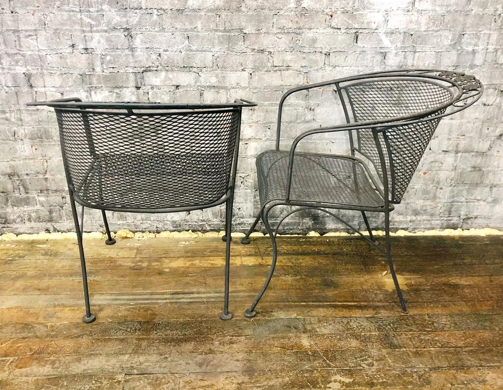 4 Woodard Iron Chairs - 26"x27"x30" - LOCAL PICKUP ONLY