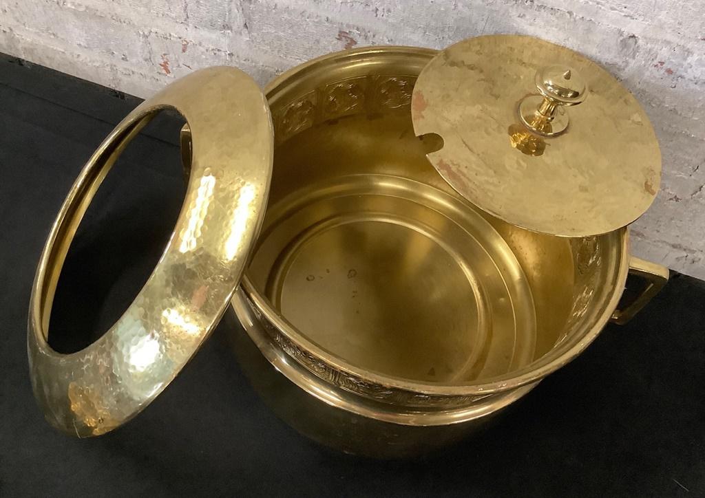 Wfmg Vintage Brass Wassail Set W/ 12 Cups