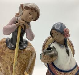 Lladro Figurine - Pepita W/ Sombrero, #12140;     Lladro Figurine - Harvest