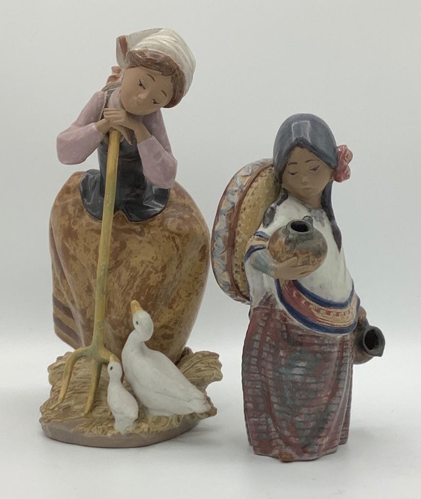 Lladro Figurine - Pepita W/ Sombrero, #12140;     Lladro Figurine - Harvest