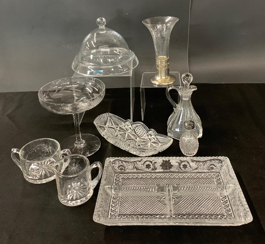 10 Pieces Old Glass Items