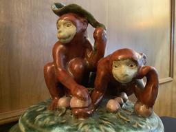 Large Pottery Monkey Pot