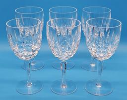 6 Waterford Crystal Stems - 7"