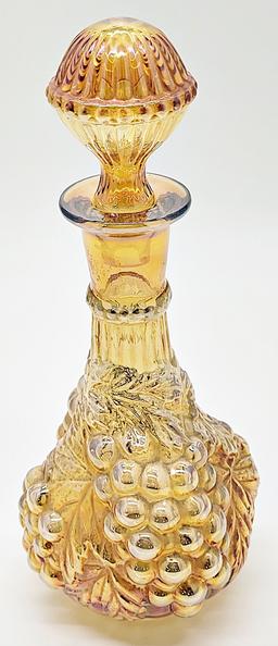 Marigold Carnival Glass Decanter - 12½"