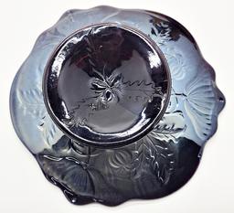 Amethyst Northwood Carnival Glass Bowl - Amaryllis, 6";     Amethyst Northw