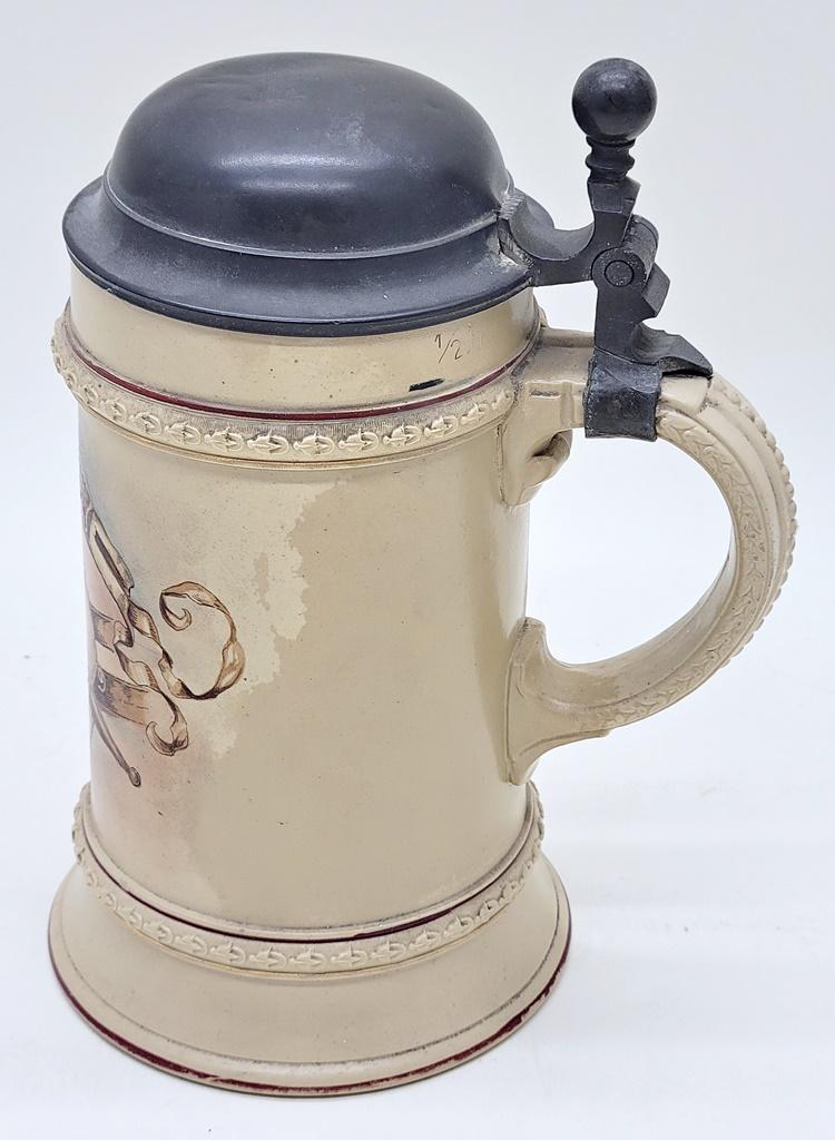 Vintage Germany Beer Stein - 8"