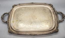 5-piece Coffee/Tea Service On Footed Tray - 28", As Found