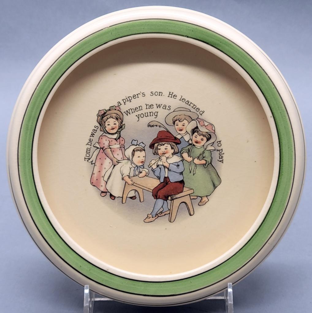 3 Vintage Children's Bowls - 1 Has Chip On Rim