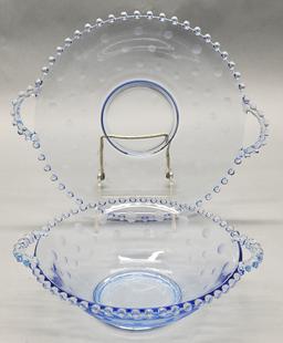 Candlewick - Platter & Bowl, 3-piece Stacking Dish, Salt & Pepper Shakers