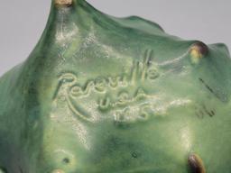 Roseville Pottery Magnolia Green Conch Shell - 454-8