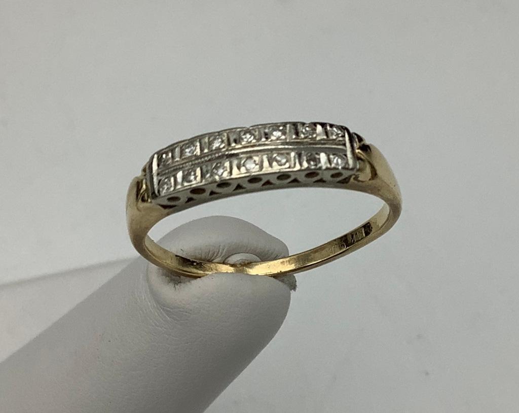 14kt Diamond Ring - Size 7¼ (2.2g Total Weight)