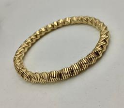 14kt Spring Bracelet (18.6g Total Weight)