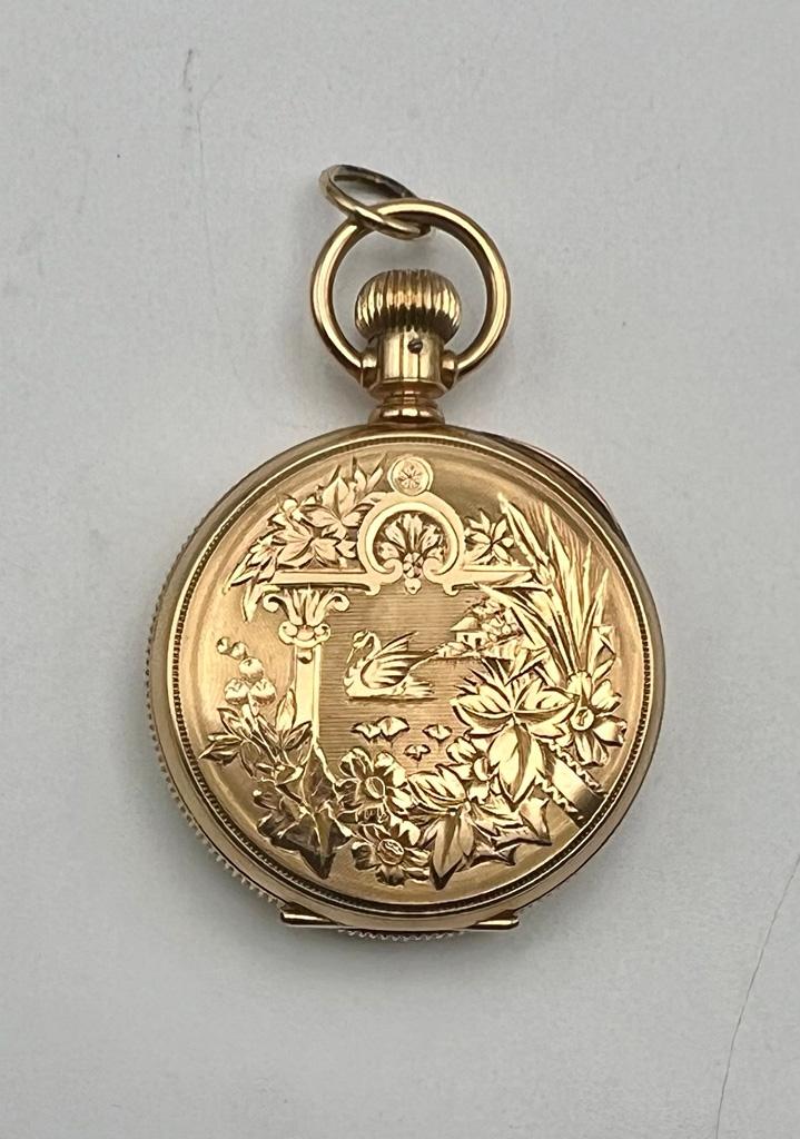 14kt Hunter's Case Pocket Watch - 1½" (56.7g Total Weight), As Found, Small