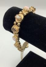 14kt Cameo Bracelet - 7" (27.9g Total Weight)