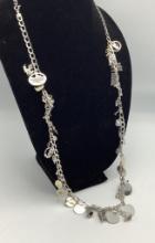 925 Chain W/ Sterling & Plate Charms (3.42 Ozt)
