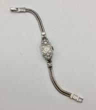 14kt Hamilton Watch W/ Diamonds - 6¾" (23.1g Total Weight)