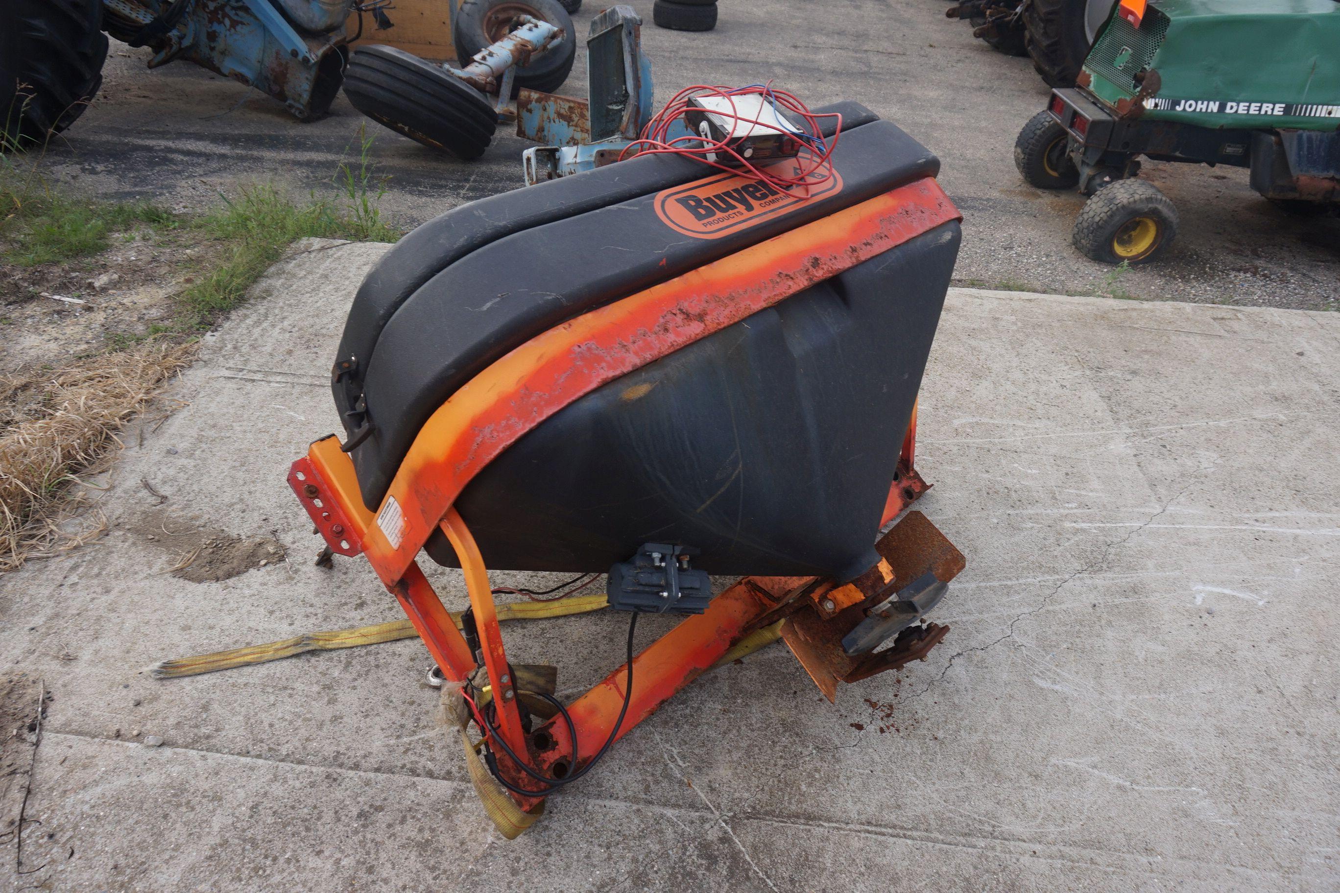 Buyers salt spreader w/ control box, pictured hardware