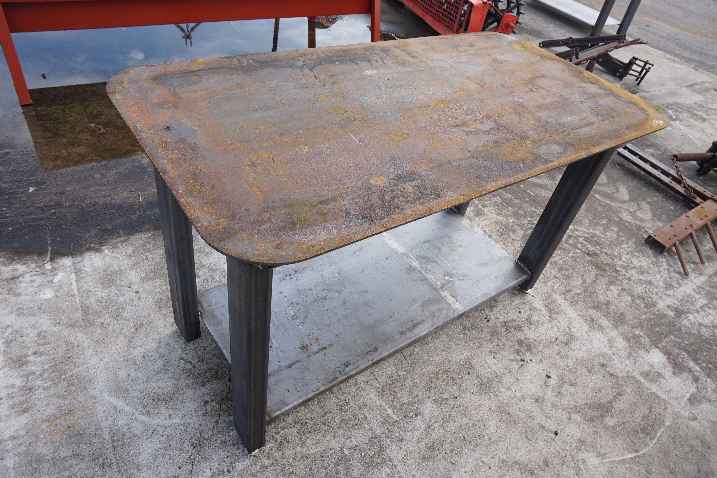 Heavy Duty 30x57 Welding Shop Table With Shelf