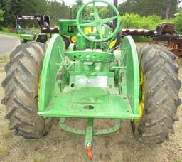 John Deere GP 1932 Nice Looking Tractor Started Then Flooded Needs Carburetor Attention